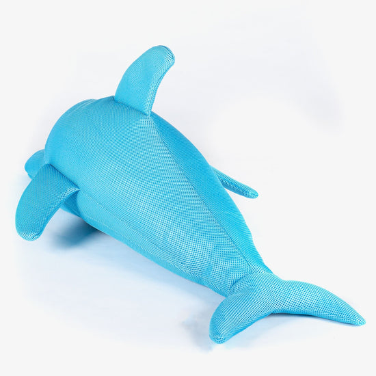 Big Bertha Original - Pouf Jouet Piscine Dauphin Pour Enfants - Aqua - Pouf Flottant Piscine Pour Enfants