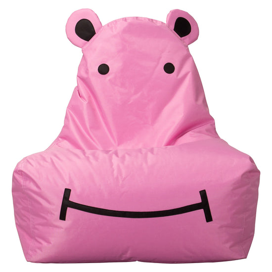 SmartCanvas Pouf Enfant Hippopotame - Rose Cerise 01