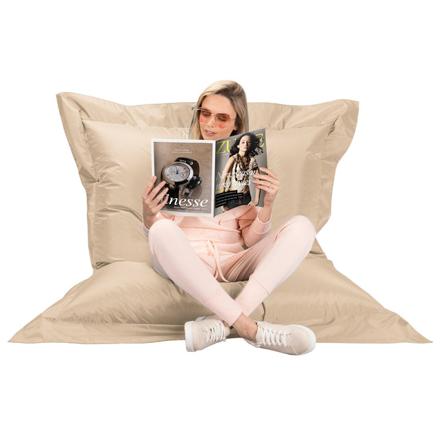 Pouf Extérieur XXL Gros Pouf Géant  Big Bertha Original™ Beige