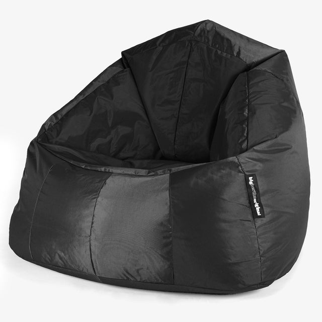 Pouf Enfant en Forme de Cocoon 2-6 ans - SmartCanvas™ Noir 01