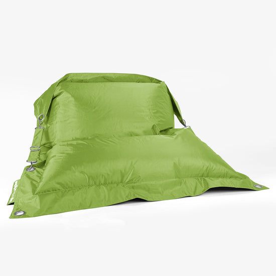 Pouf Géant XXL Original 'Braced' - SmartCanvas™ Vert Acide 01