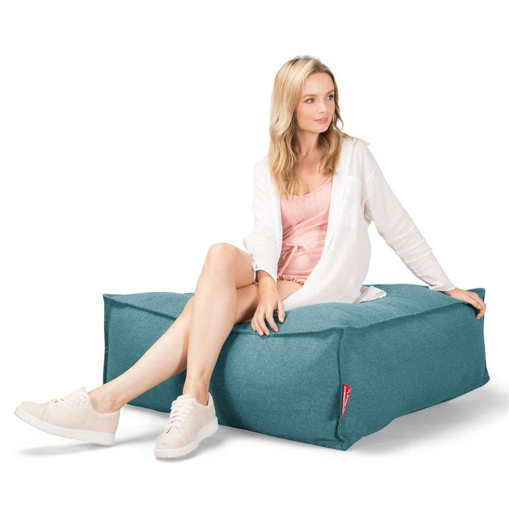 CloudSac 250 Pouf Ottomane Repose-pieds à Mémoire de Forme HOUSSE SEULE - Remplacement / Pièces détachées 07