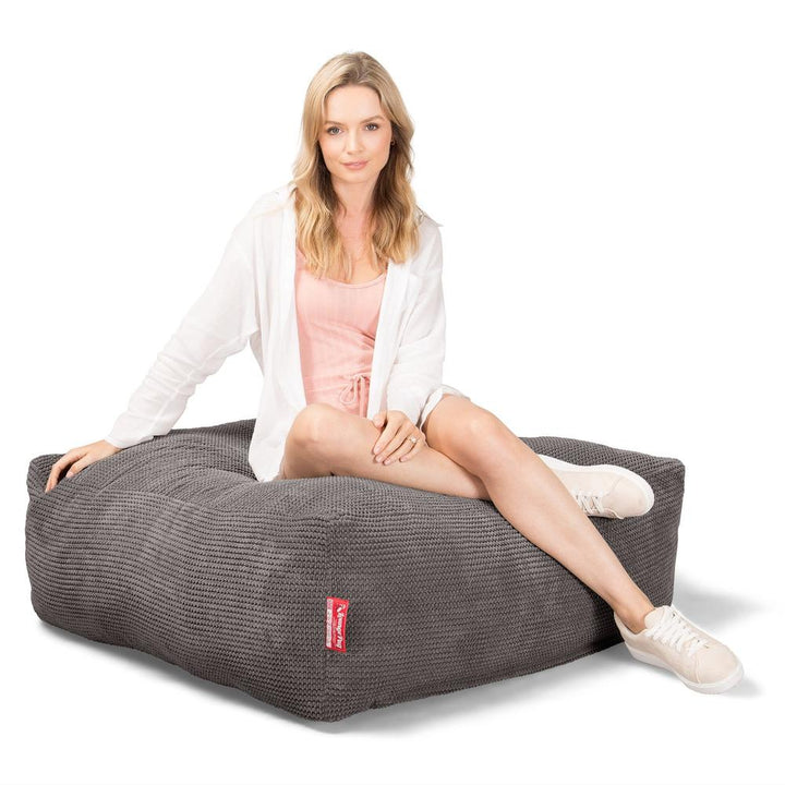 CloudSac 250 Pouf Ottomane Repose-pieds à Mémoire de Forme HOUSSE SEULE - Remplacement / Pièces détachées 010