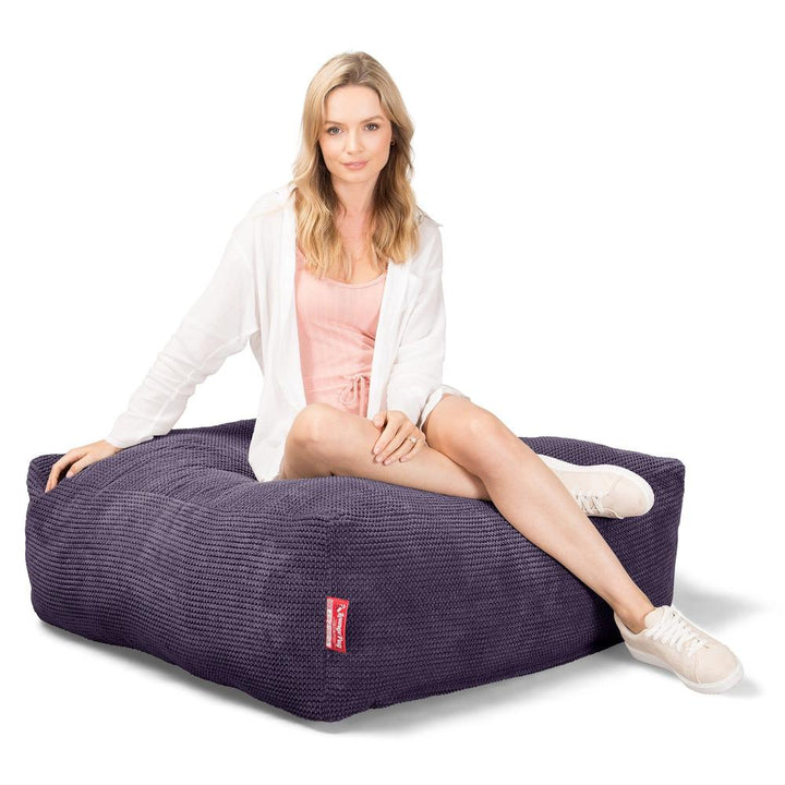 CloudSac 250 Pouf Ottomane Repose-pieds à Mémoire de Forme HOUSSE SEULE - Remplacement / Pièces détachées 014