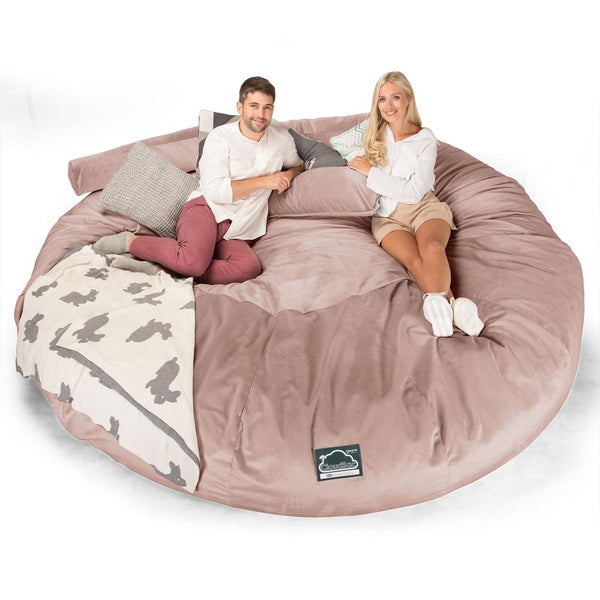 CloudSac 5000 XXXXXL Canapé Pouf Titanesque à Mémoire de Forme HOUSSE SEULE - Remplacement / Pièces détachées Fabric Close-up Image