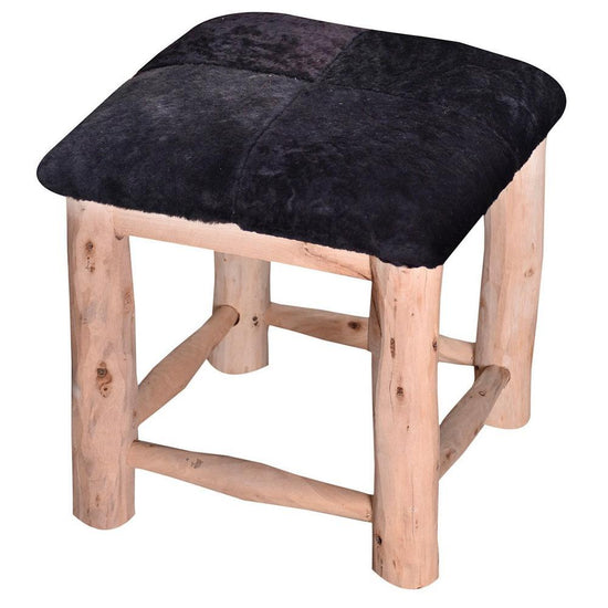 LOUNGE PUG, Jaipur Repose-pieds Oriental, Anthracite