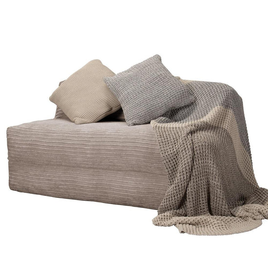 Lounge Pug, Avery, Fauteuil Futon, Double, Côtelé Vison