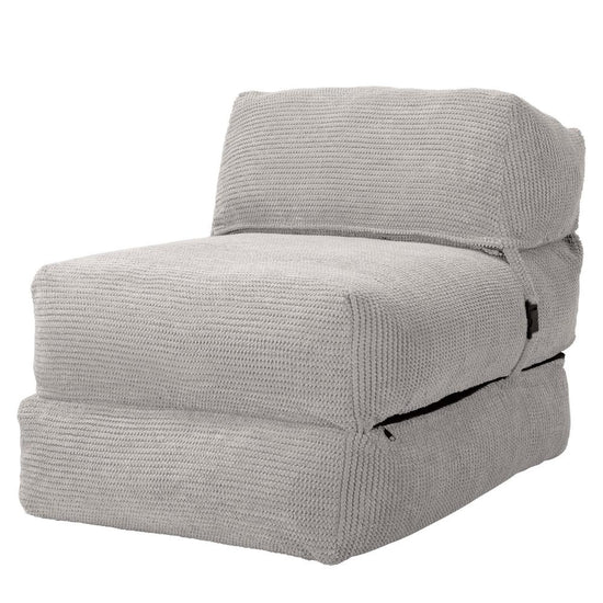 Lounge Pug, Avery, Fauteuil Futon, Unique, Pompon Crème