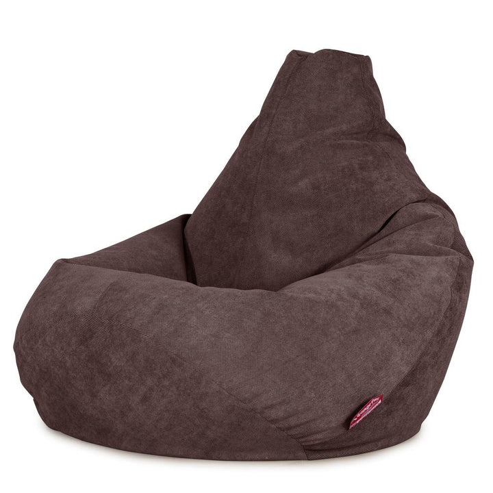 LOUNGE PUG - Pouf Poire Gamer - Poire - Gaufre Chocolat