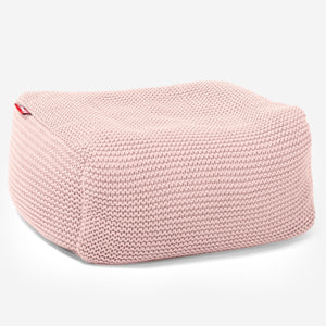 Petit Repose Pied - Ellos Tricot épais Bébé rose