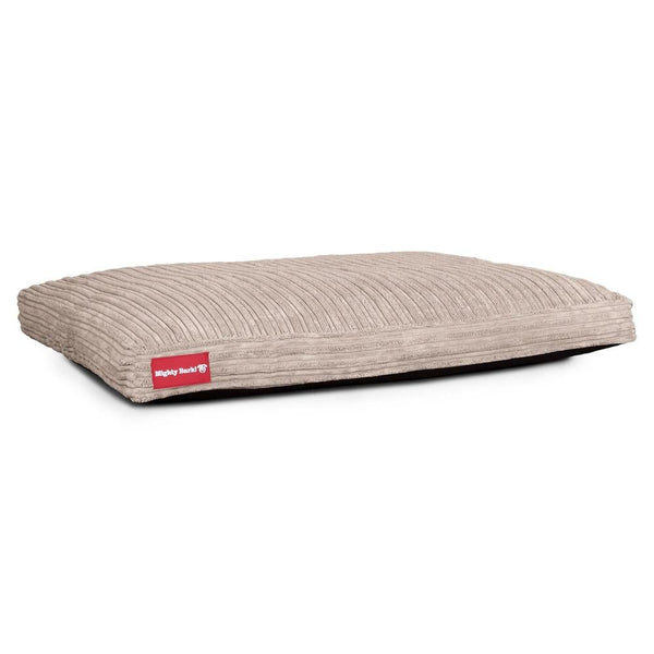 "Le Matelas Classique Par Mighty Bark" - Coussin Pour Chien, Orthopédique à Mémoire De Forme, Matelas Pour Chien, Lit Pour Chien, Petit, XXL - Côtelé Vison