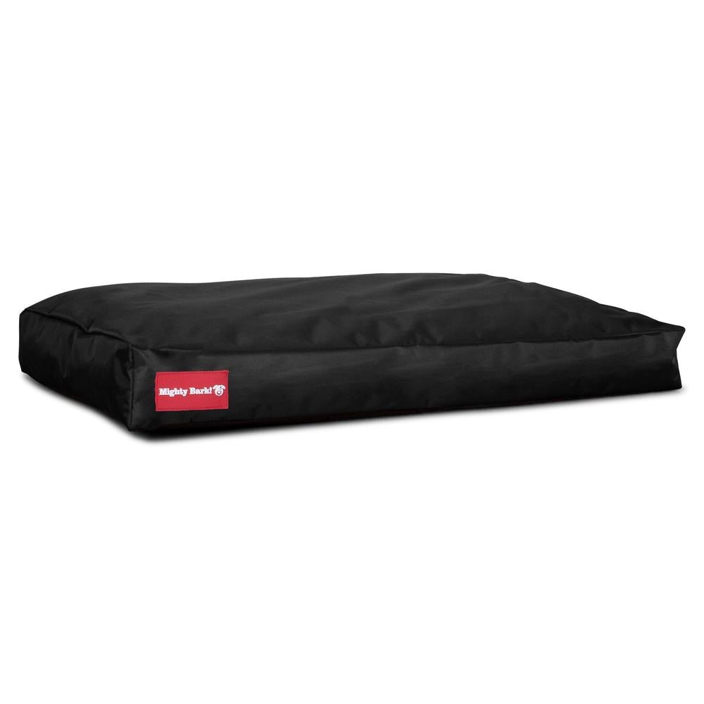 "Le Matelas Classique Par Mighty Bark" - Coussin Pour Chien, Orthopédique à Mémoire De Forme, Matelas Pour Chien, Lit Pour Chien, Petit, XXL - Imperméable Noir