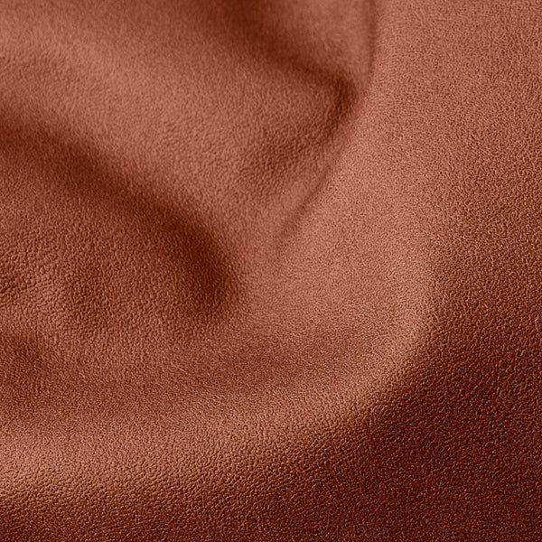 Petit Repose Pied - Cuir Végan Marron Fabric Close-up Image