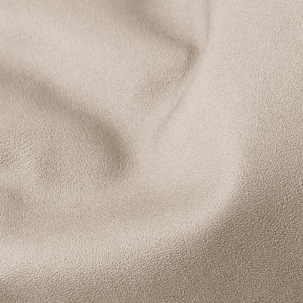 Pouf Fauteuil Sabine - Cuir Végan Ivoire Fabric Close-up Image