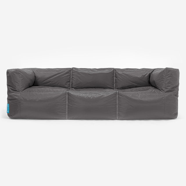 SmartCanvas™ Canapé Pouf Modulable 3 pièces - Anthracite 01