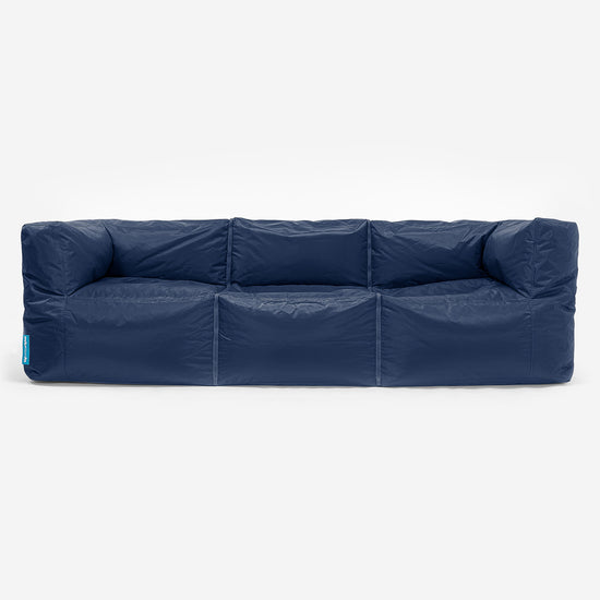 SmartCanvas™ Canapé Pouf Modulable 3 pièces - Bleu Marine 01