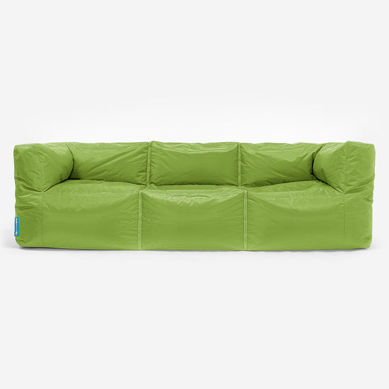 SmartCanvas™ Canapé Pouf Modulable 3 pièces - Vert Acide 01