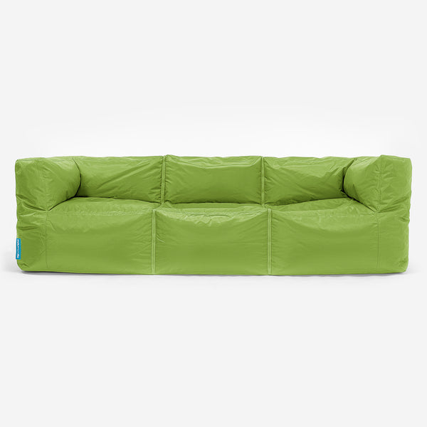 SmartCanvas™ Canapé Pouf Modulable 3 pièces - Vert Acide 01