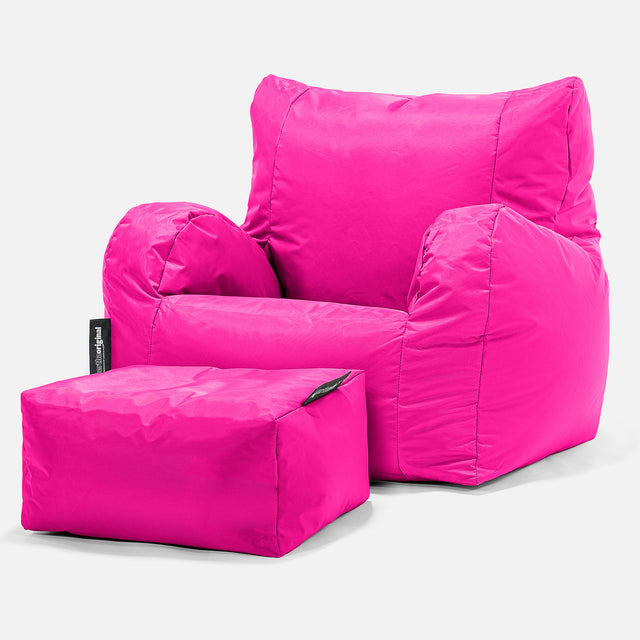 Fauteuil Pouf - SmartCanvas™ Rose Cerise 02