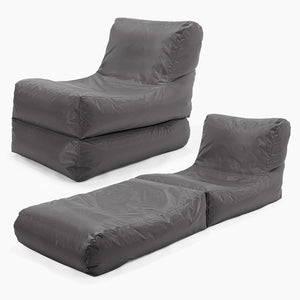 Pouf Bain de Soleil Convertible - SmartCanvas™ Anthracite