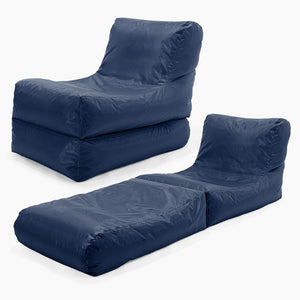 Pouf Bain de Soleil Convertible - SmartCanvas™ Bleu Marine