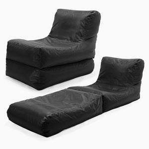 Pouf Bain de Soleil Convertible - SmartCanvas™ Noir