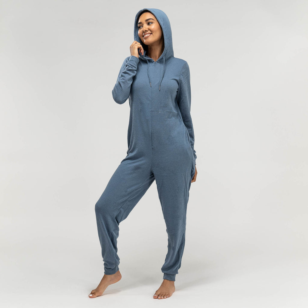 Combinaison Pyjama Bleu pour Femmes 02