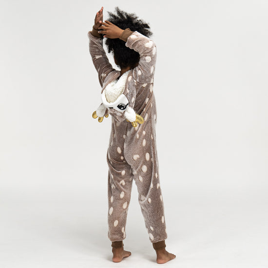 Combinaison Pyjama Polaire pour Enfants Imprimé Renne 03