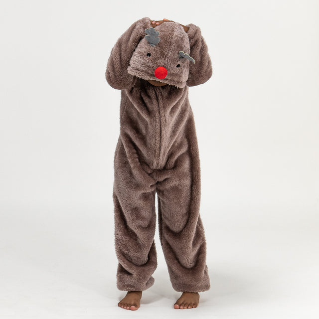Combinaison Pyjama Polaire pour Enfants, Renne 01
