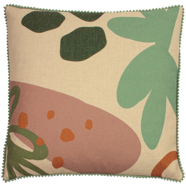 Housse de Coussin 43 x 43cm - Imprimé Floral Abstrait 01