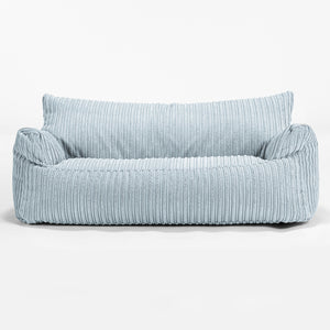 Joséphine Canapé Pouf pour Enfant 1-5 ans - Côtelé Bébé Bleu