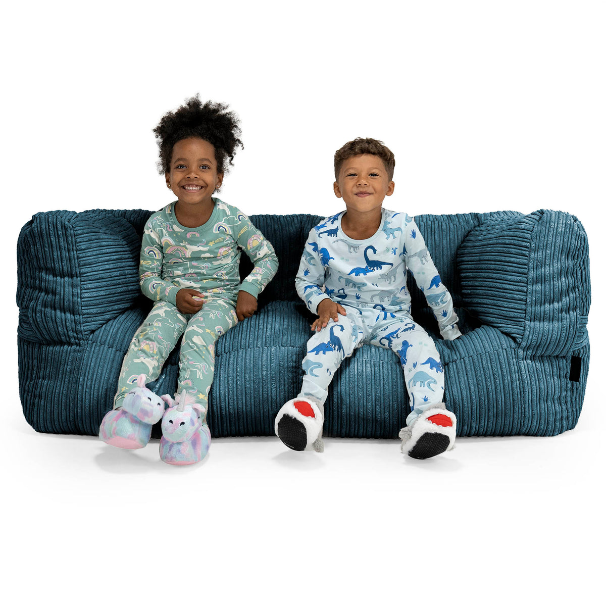 Le Pouf Doudou - Côtelé Bleu Marine