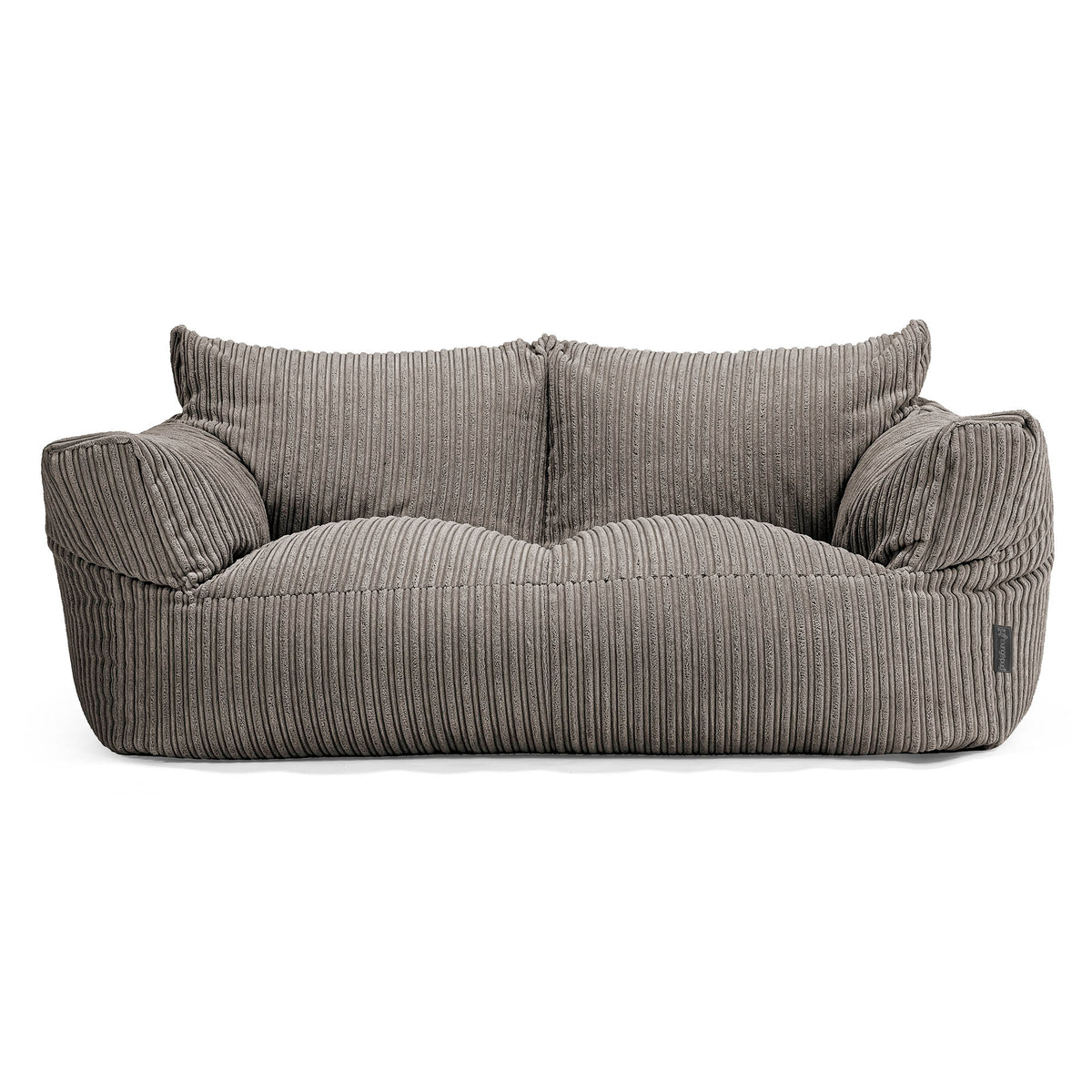 Gros Pouf Fauteuil Relax - Côtelé Anthracite main image 1