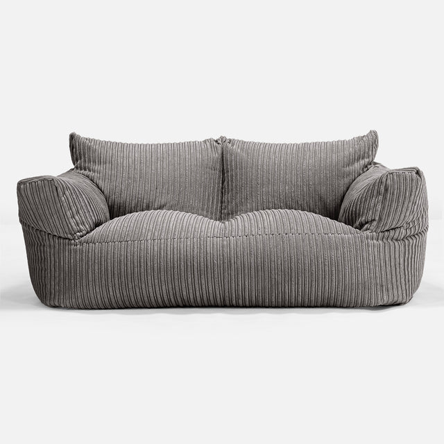 Joséphine Canapé Pouf - Côtelé Anthracite 01