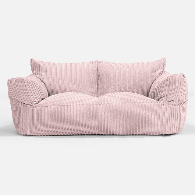 Joséphine Canapé Pouf - Côtelé Rose 01