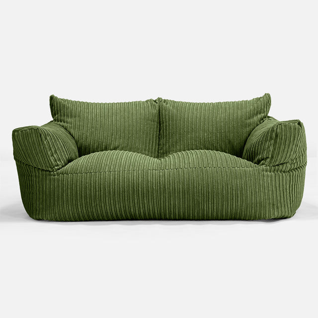 Joséphine Canapé Pouf - Côtelé Vert Forêt 01