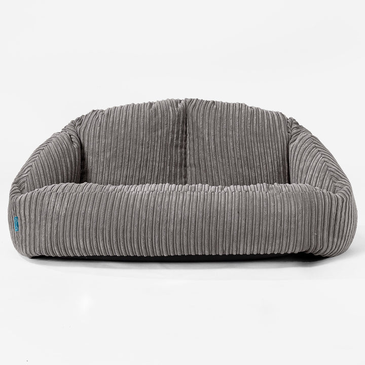 Pouf Canapé Bubble pour Enfants - Côtelé Anthracite 01