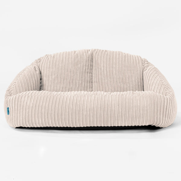 Pouf Canapé Bubble pour Enfants - Côtelé Crème 01