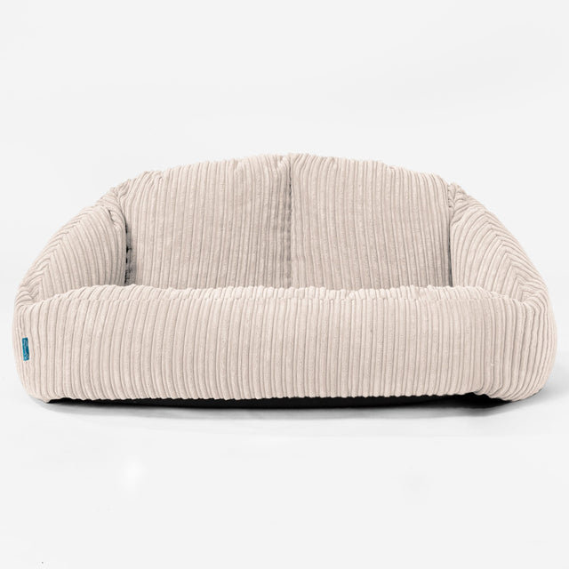 Pouf Canapé Bubble pour Enfants - Côtelé Crème 01