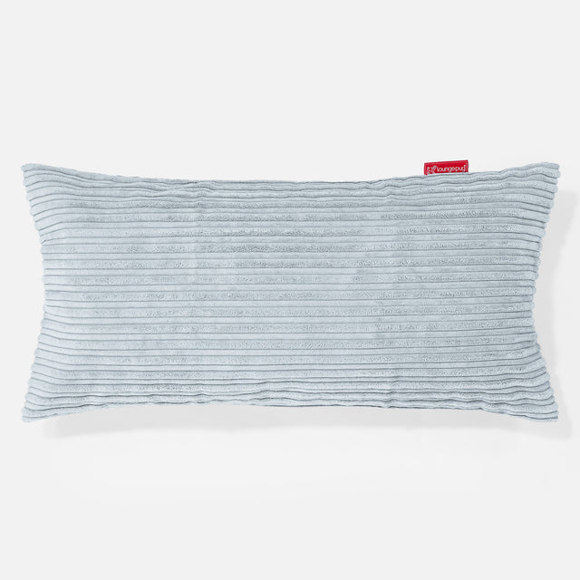 Coussin Géant 40 x 80cm - Côtelé Bébé Bleu 01