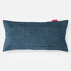 Coussin Géant 40 x 80cm - Côtelé Bleu Marine 01