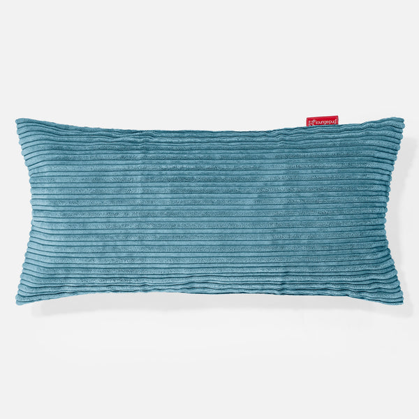 Coussin Géant 40 x 80cm - Côtelé Mer Égée 01