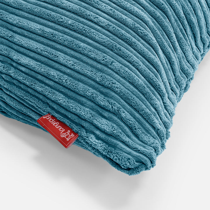 Coussin Géant 40 x 80cm - Côtelé Mer Égée 02