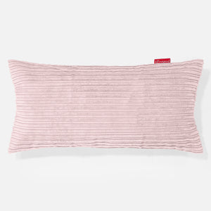 Housse de Coussin Rectangulaire Géant 40 x 70cm - Côtelé Rose
