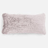 Coussin Géant 40 x 80cm - Fausse Fourrure Lapin Rose Pastel 01