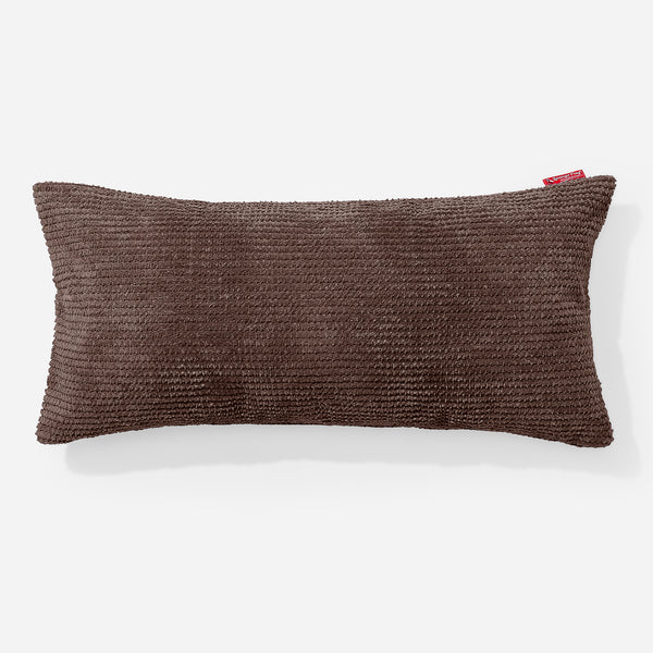 Coussin Géant 40 x 80cm - Pompon Chocolat 01