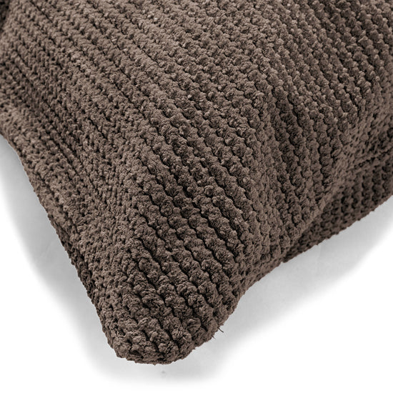Coussin Géant 40 x 80cm - Pompon Chocolat 02