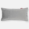 Coussin Géant 40 x 80cm - Velours Argent 01
