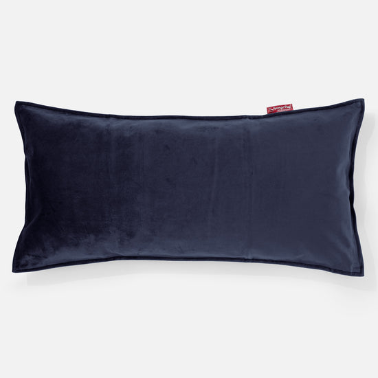 Coussin Géant 40 x 80cm - Velours Bleu Marine 01