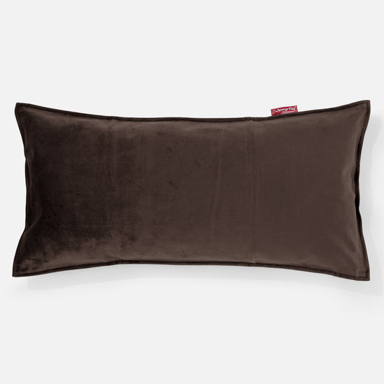 Coussin Géant 40 x 80cm - Velours Espresso 01